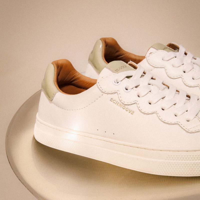 SPARKLE WAVE W - NAPPA/PATENT - BLANC/VERT